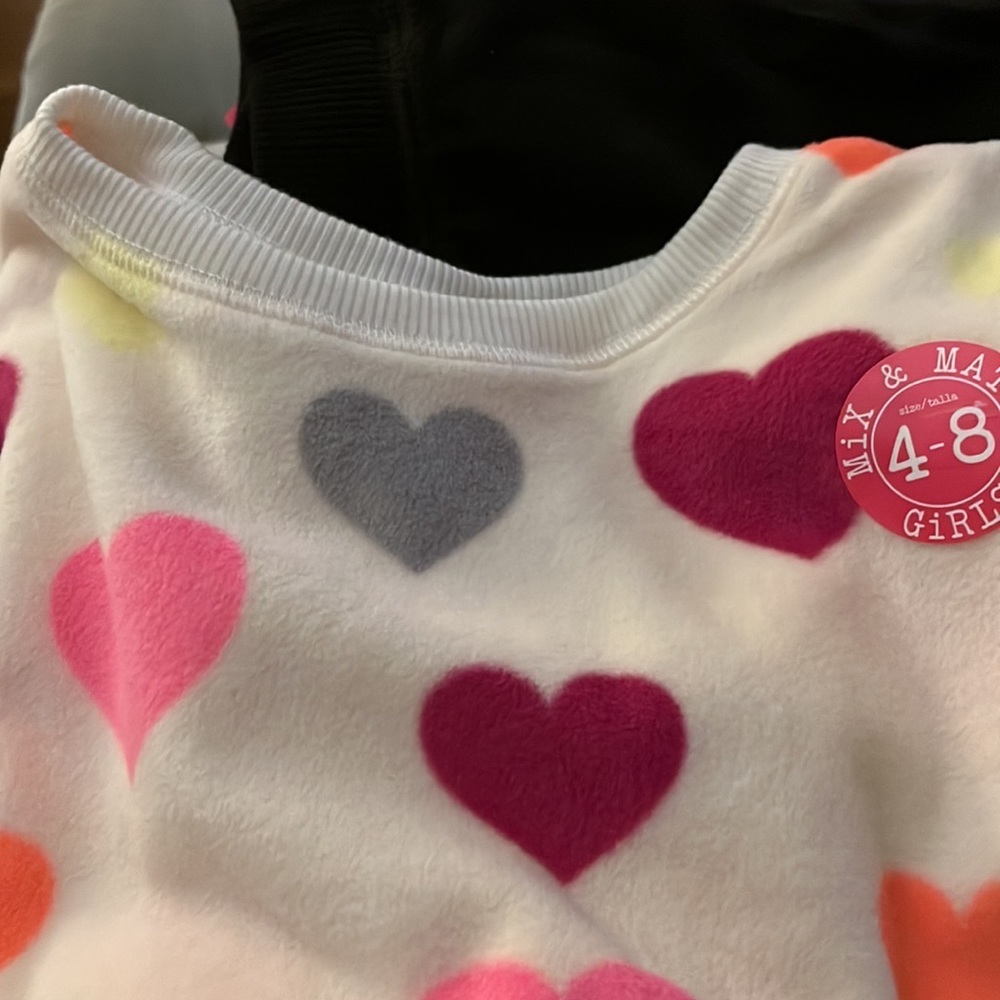 Garanimals fleece top & bottom set, size 8
